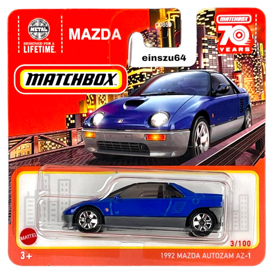 Matchbox 2023 - 1992 Mazda Autozam AZ-1 - HLC65 - 3/100 - 1:64