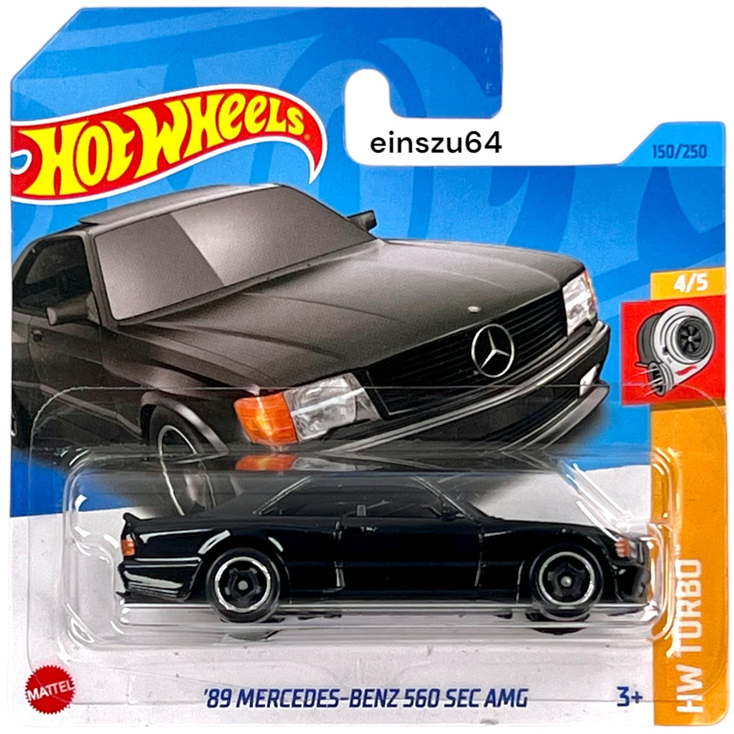 Hot Wheels 2023 - ´89 Mercedes -Benz 560 SEC AMG - Turbo 4/5 - HKG45 ...