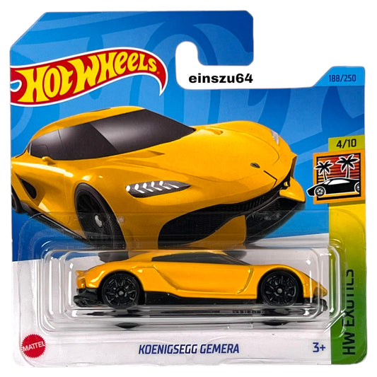 Hot Wheels 2023 - Koenigsegg Gemera - Exotics 4/10 - HKH95 - 188/250 - 1:64