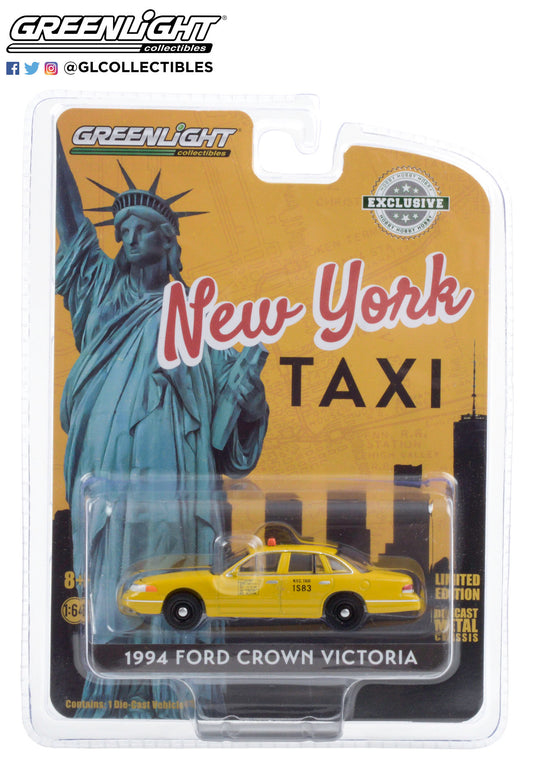 Greenlight - 1994 Ford Crown Victoria N.Y.C. Taxi - 30206  - Hobby Exclusive