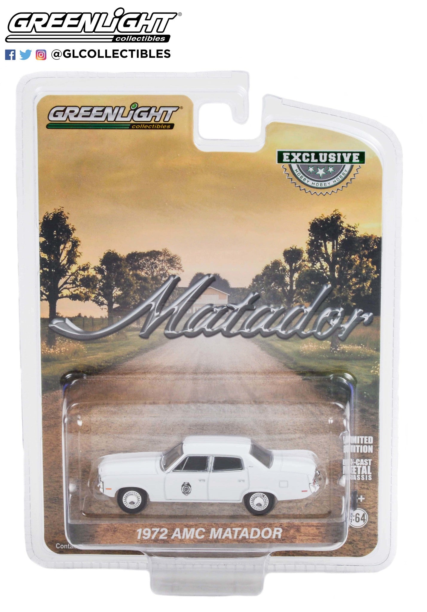 Greenlight - 1972 AMC Matador - Security - 30250 - Hobby Exclusive