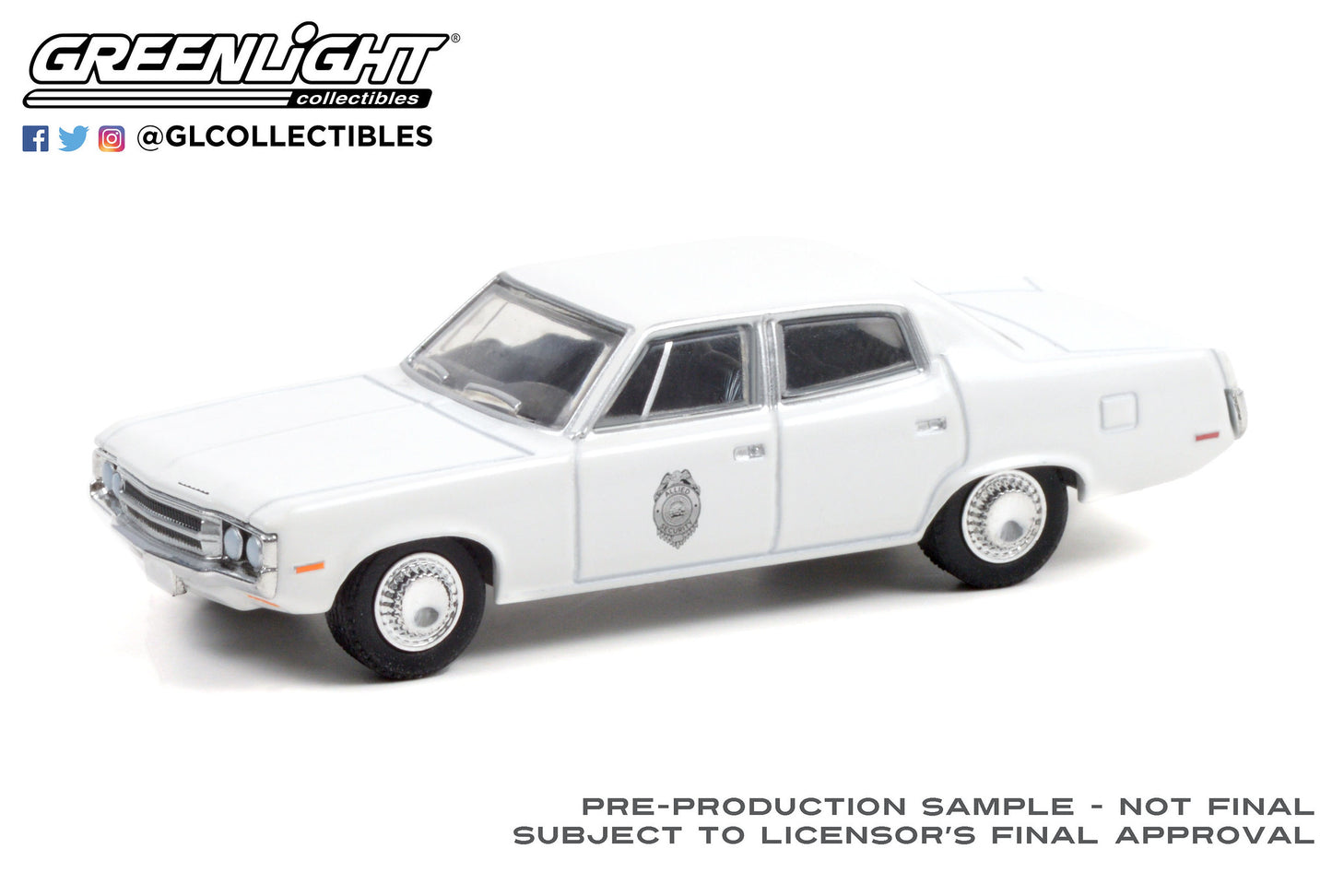 Greenlight - 1972 AMC Matador - Security - 30250 - Hobby Exclusive