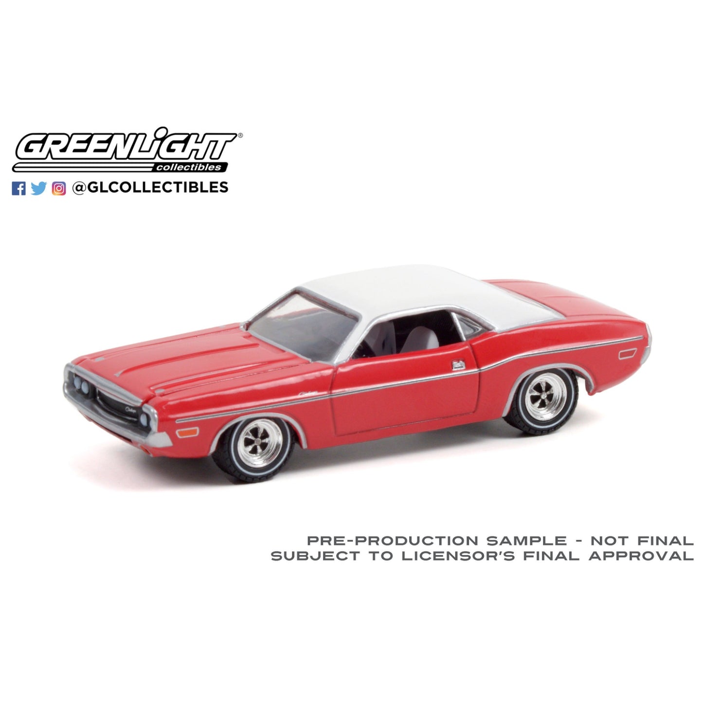 Greenlight - 1970 Dodge Challenger "The Challenger Deputy" - Hobby Exclusive - 30313