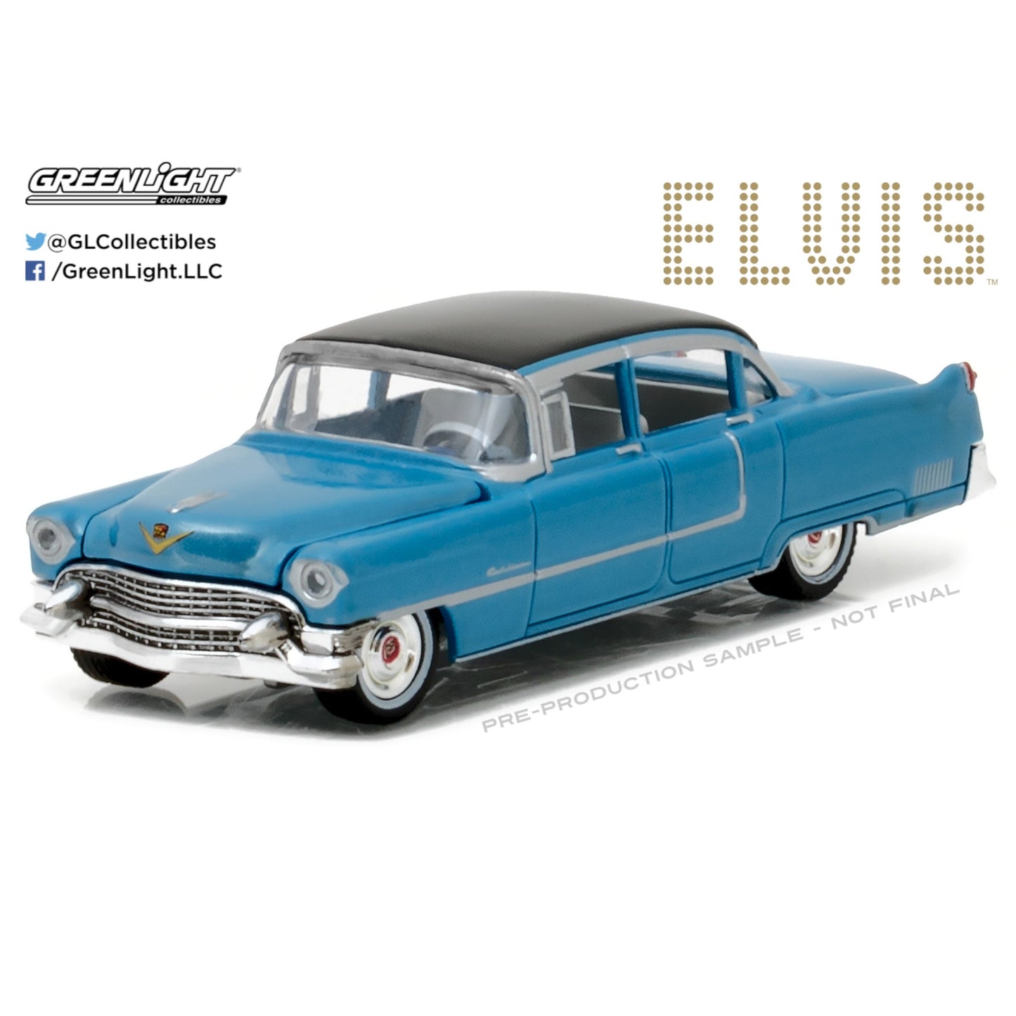 Greenlight - 1955 Cadillac Fleetwood Serie 60 - Elvis Presley - 44760-A - 1:64