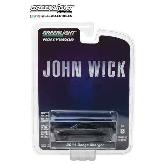 Greenlight - 2011 Dodge Charger - John Wick - 44790-E -Hollywood