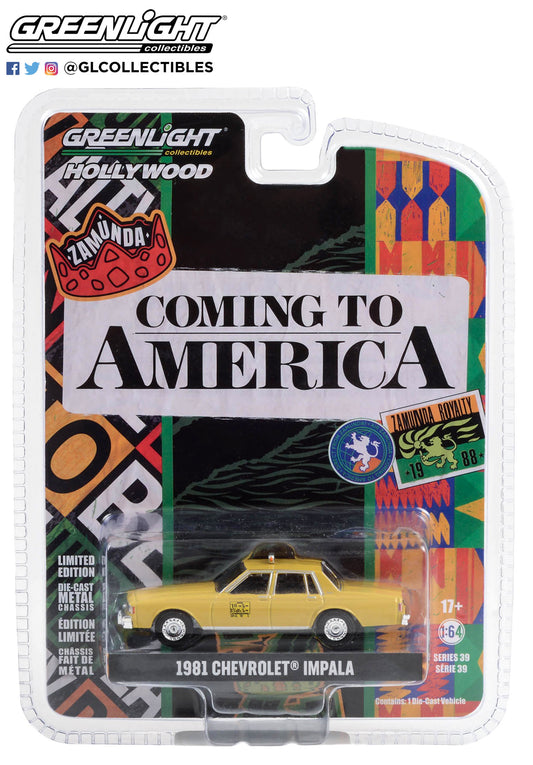 Greenlight - 1981 Chevrolet Impala - Coming to America - 44990-C - Hollywood 39 - 1:64