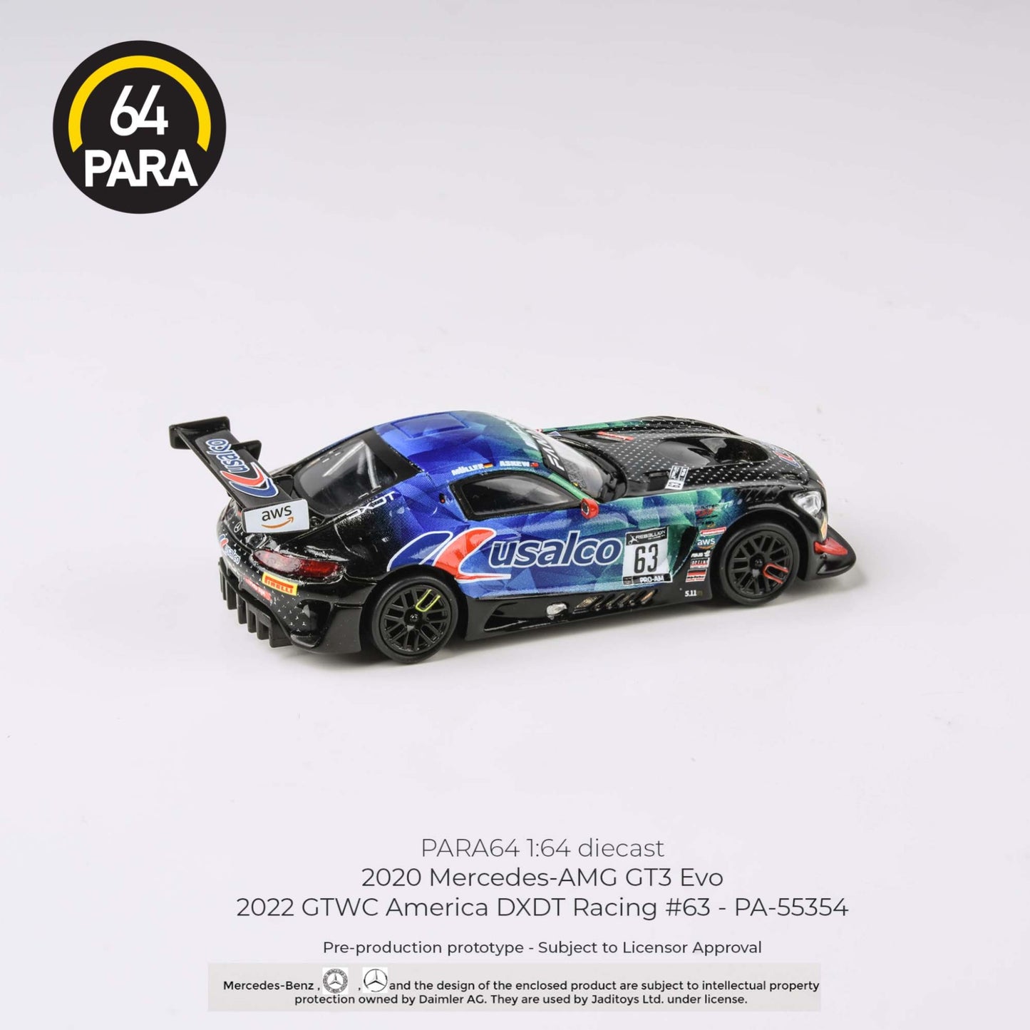 Para64 - 2020 Mercedes-AMG GT3 Evo - 2022 GT World Challenge - PA-55354 (LHD)