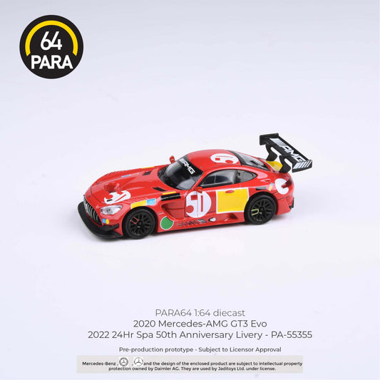 Para64 - 2020 Mercedes-AMG GT3 Evo - 2022 Spa 50th Anniversary - PA-55355 (LHD)