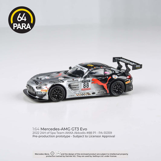 Para64 - Mercedes-AMG GT3 Evo 2022 24H Spa P1 Akkodis ASP #88 - PA-55359 (LHD)