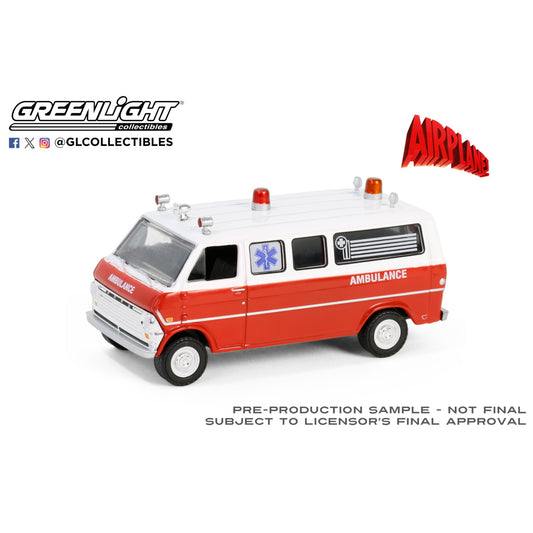 Greenlight - 1970 Ford Club Wagon Ambulance - Airplane - 62030-B - Hollywood 42