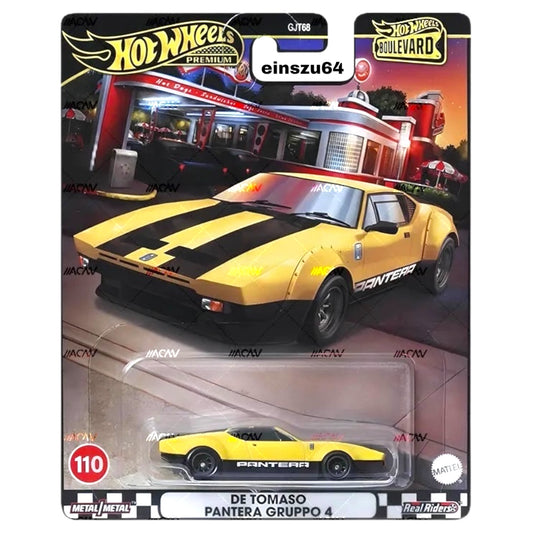 Hot Wheels 2024 - Boulevard - De Tomaso Pantera Gruppo 4 - No. 110 - HRT75