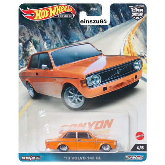 Hot Wheels 2023 - Canyon Warriors - ´73 Volvo 142 GLK - HKC53 - Car Culture - 1:64