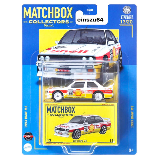 Matchbox 2024 - Collectors - 1993 BMW M3 - HVW08 - 1:64