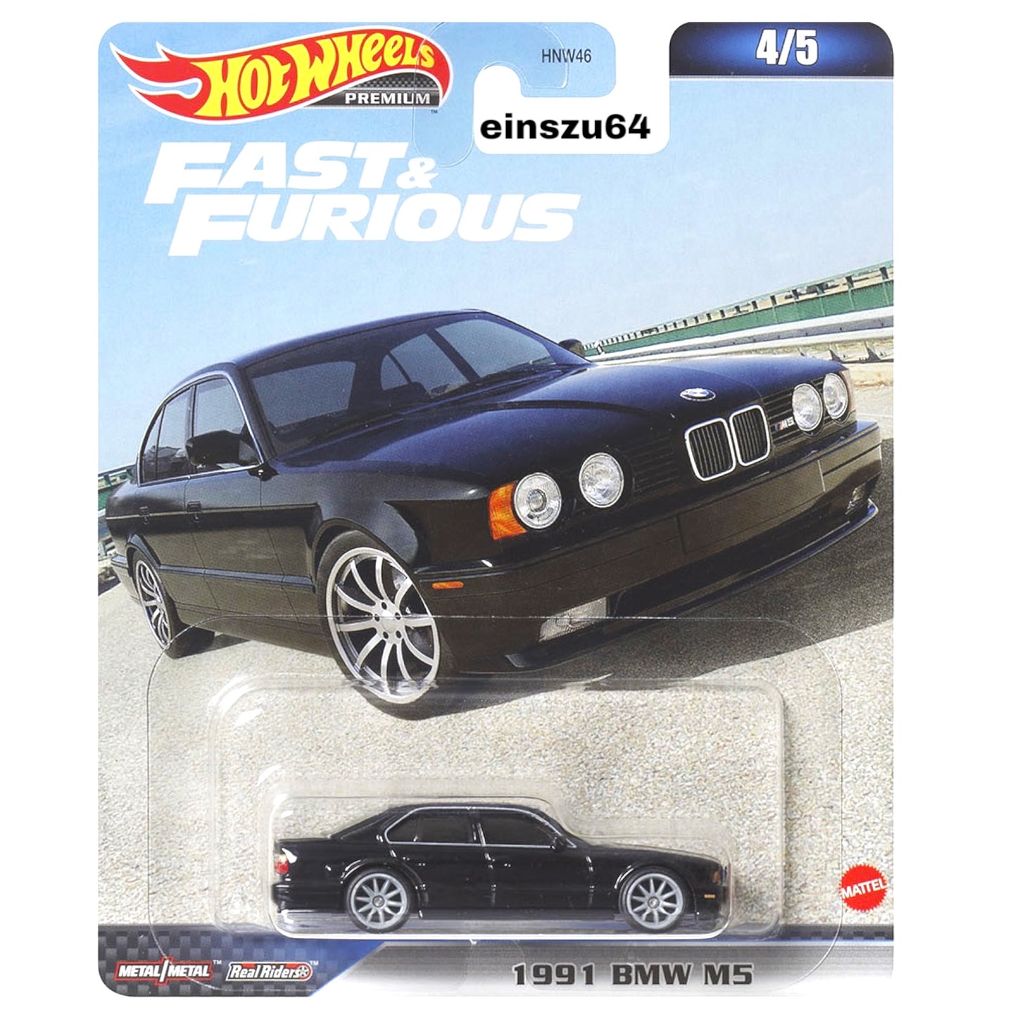 Hot Wheels 2023 - Fast & Furious - 1991 BMW M5 (E34) - HKD28 - 1:64