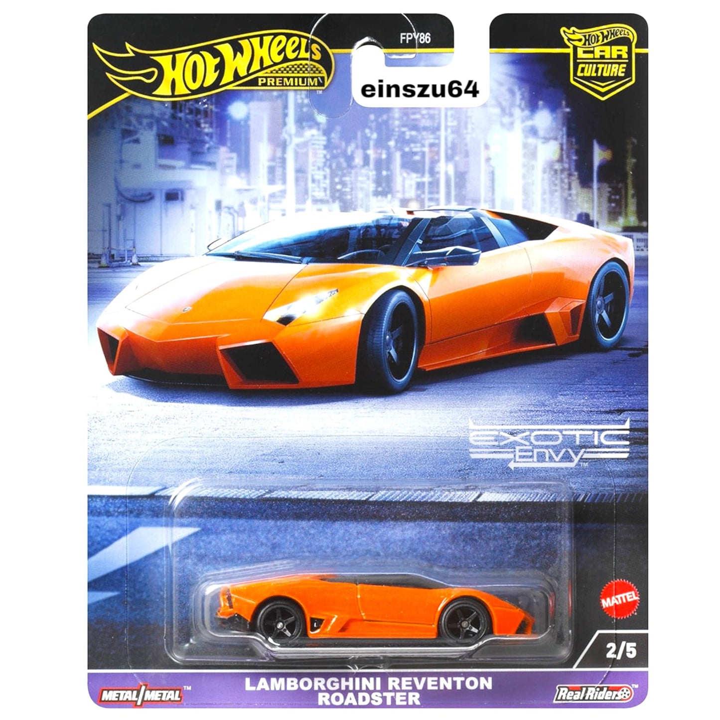 Wheels 2024 - Exotic Envy - Lamborghini Reventon Roadster - HKC76 - 1:64