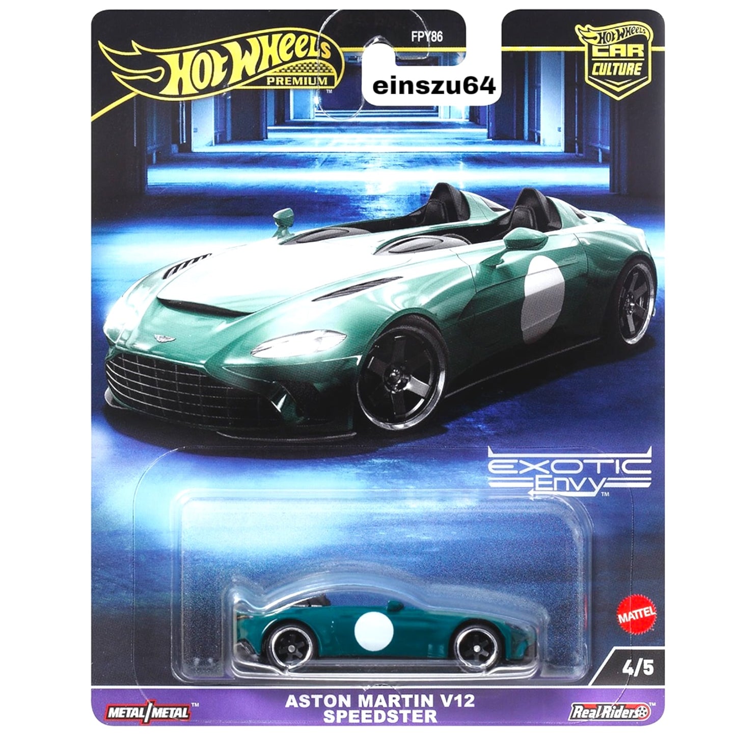 Hot Wheels 2024 - Exotic Envy - Aston Martin V12 Speedster - HKC78 - 1:64