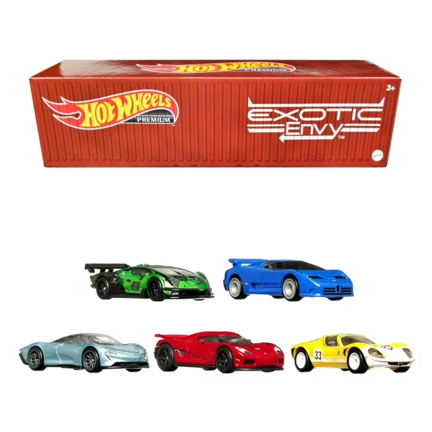 Hot Wheels 2022 - Exotic Envy - Container Set - 5x Modelle - HFF42