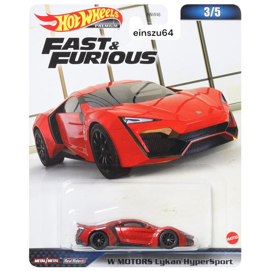 Hot Wheels 2023 - Fast & Furious - Lykan Hypersport  - HNW49 - 1:64