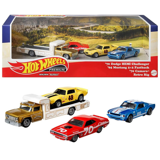 Hot Wheels 2023 - Diorama - Dodge, Mustang, Chevrolet + Truck-  GMH39-956E