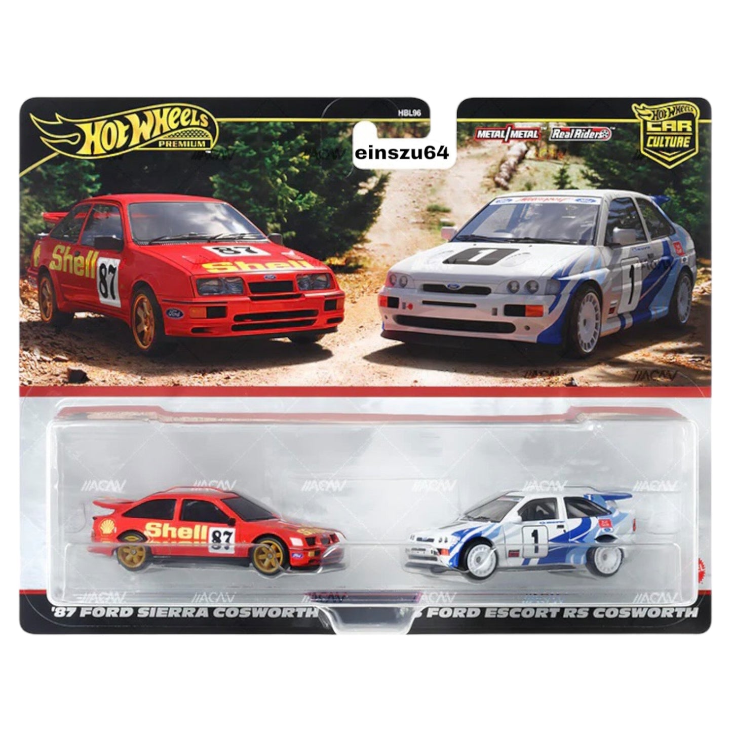 Hot Wheels 2024 2Pack ´87 Ford Sierra Cosworth & ´93 Ford Escort