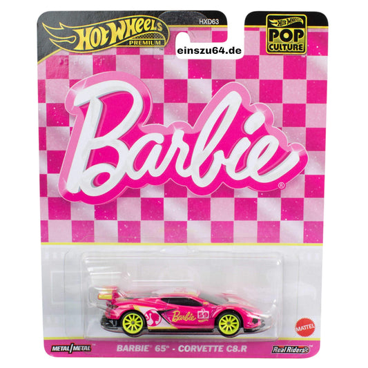 Hot Wheels 2024 - Pop-Culture - Barbie 65th Anniversary Corvette C8.R - HVJ51