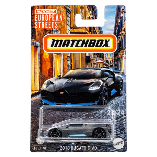 Matchbox 2023 - European Streets - 2018 Bugatti Divo - HVV44