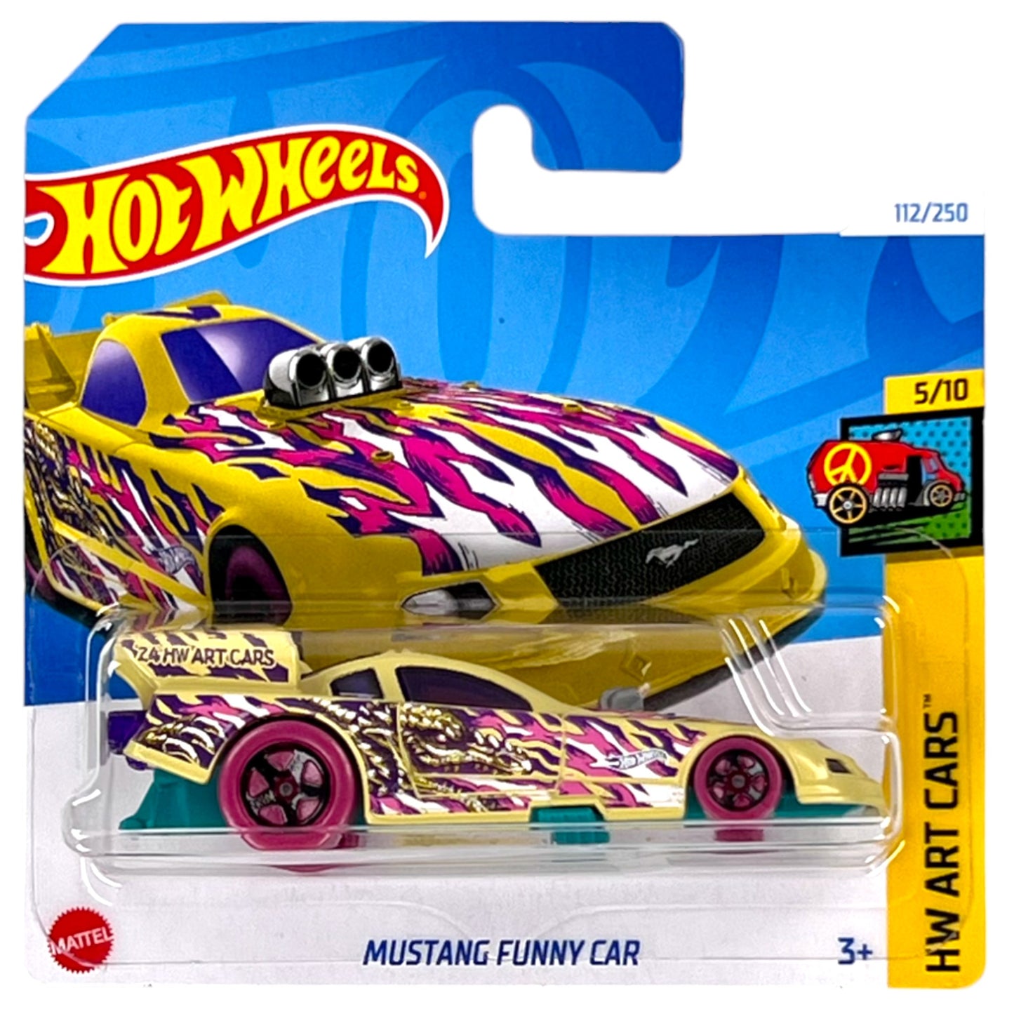 Hot Wheels 2024 - Mustang Funny Car - Art Cars 5/10 - HTD55 - 112/250