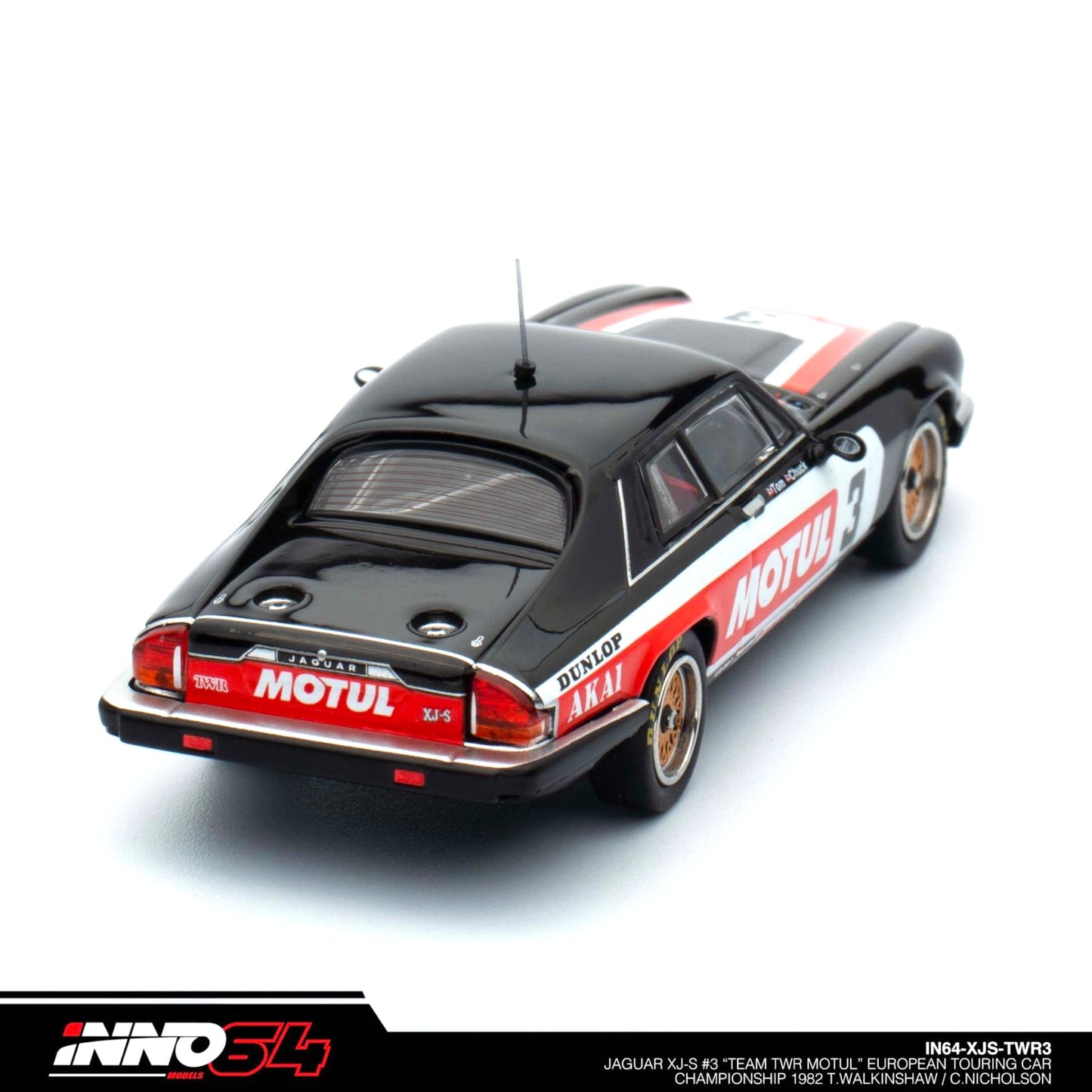 INNO64 - 1982 Jaguar XJ-S TWR #3 *Team Motul* - 1:64 - IN64-XJS-TWR3