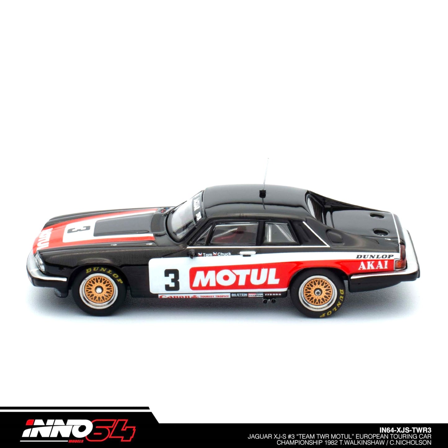 INNO64 - 1982 Jaguar XJ-S TWR #3 *Team Motul* - 1:64 - IN64-XJS-TWR3