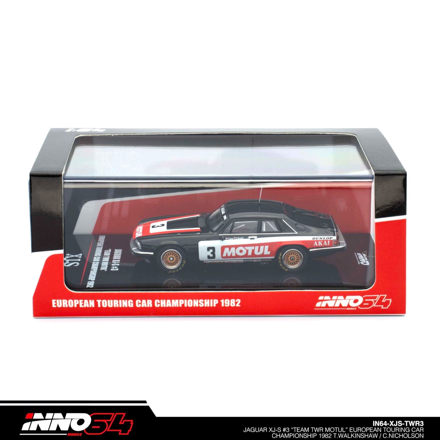 INNO64 - 1982 Jaguar XJ-S TWR #3 *Team Motul* - 1:64 - IN64-XJS-TWR3