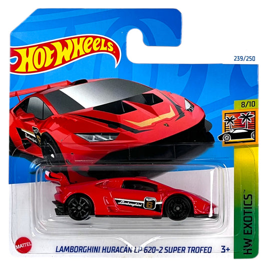 Hot Wheels 2024 - Lamborghini Huracan LP-620-2 Super Trofeo - Exotics 8/10 - HTC25 - 239/250