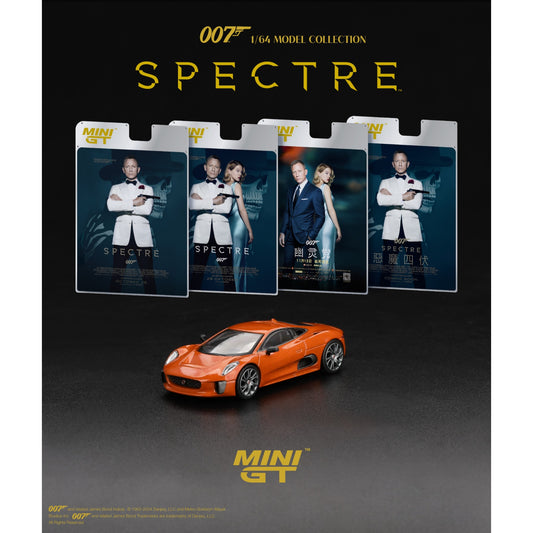 Mini GT - Pre-Order - James Bond - Jaguar C-X75 "SPECTRE" / Chinese Blister Packaging - MGT00903-007TC (LHD)