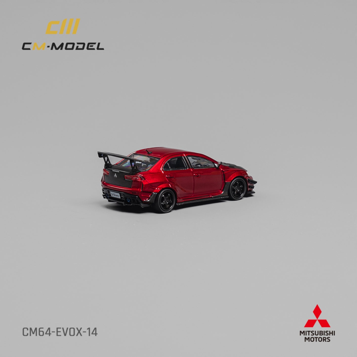 CM Model - Pre-Order - Mitsubishi Lancer EvoX Varis Metallic Red - CM64-EVOIX-14 - 1:64