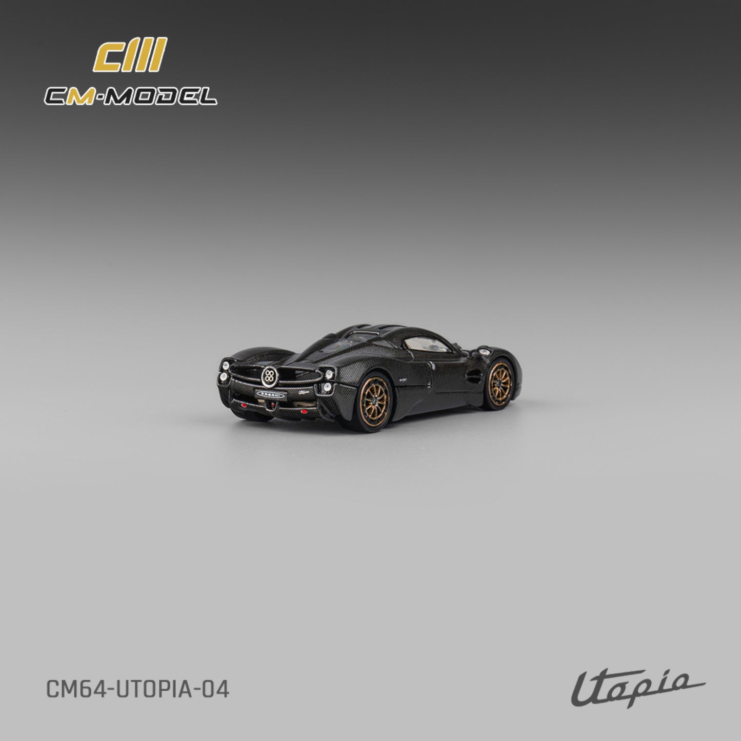 CM Model - Pre-Order - Pagani Utopia Full carbon - CM64-Utopia-04 - 1:64