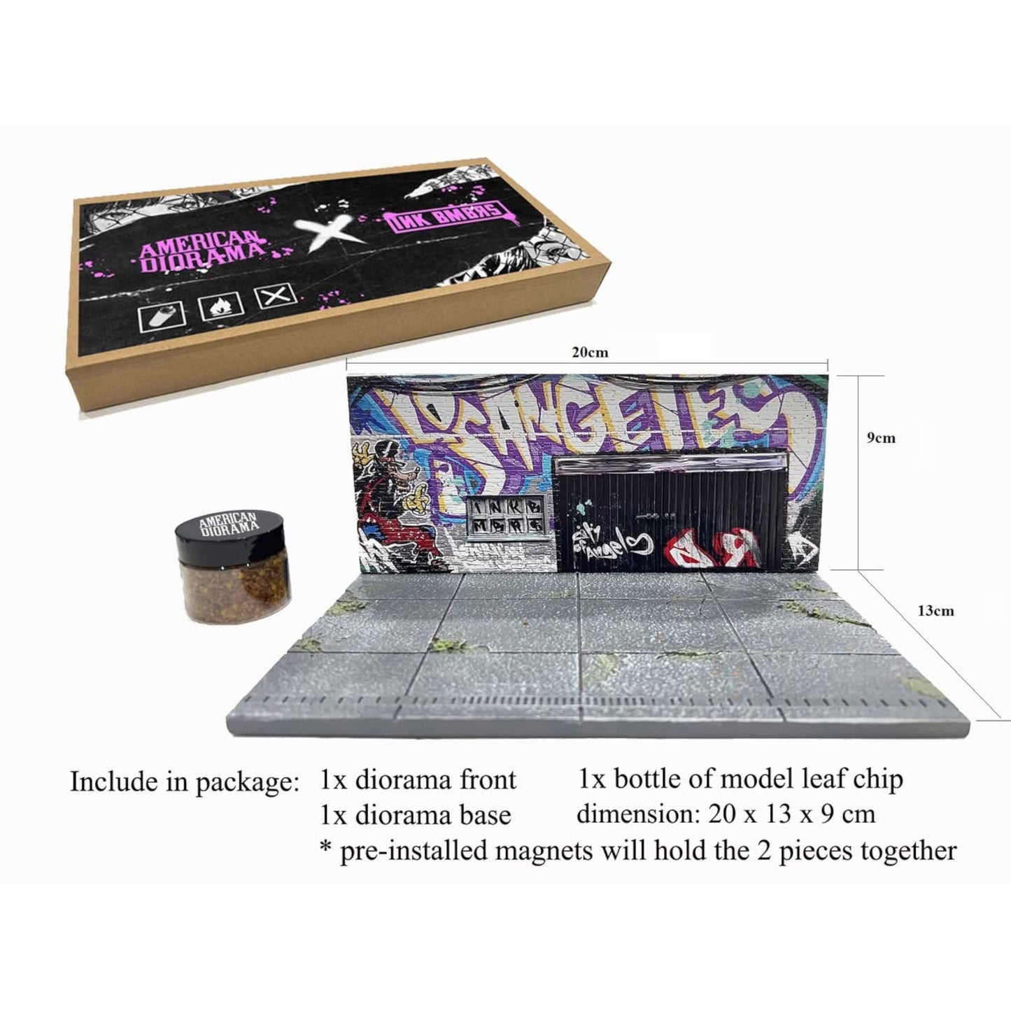 Mini GT x American Diorama  - Pre-Order - 2024 Art La Graffiti *Diorama Street* - MGTAD-2424