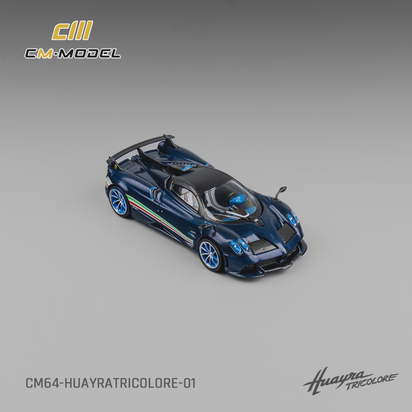 CM Model - Pre-Order - Pagani Huayra Tricolor - CM64-HuayraTricolore-01 - 1:64