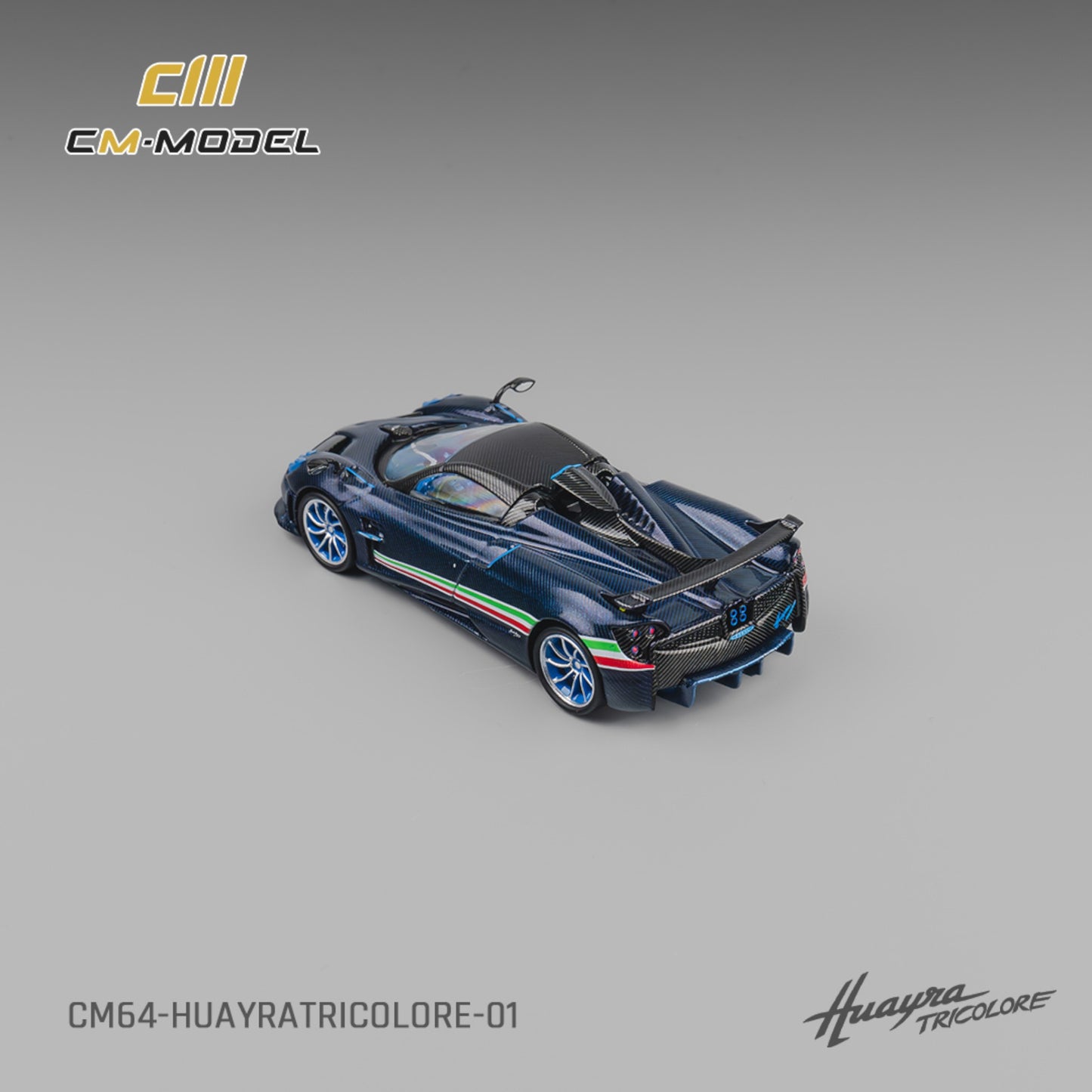 CM Model - Pre-Order - Pagani Huayra Tricolor - CM64-HuayraTricolore-01 - 1:64