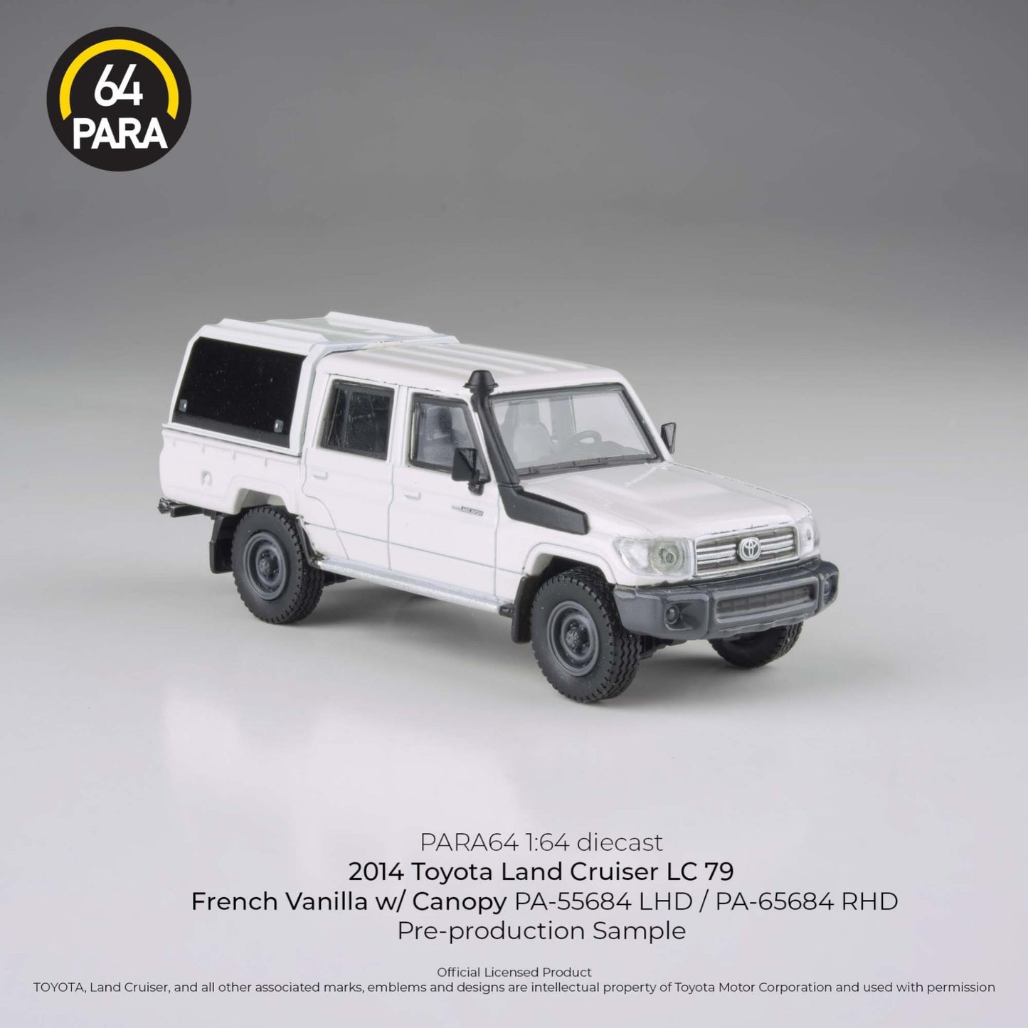 PARA64 - 2014 Toyota Land Cruiser LC79 - French Vanilla - PA-55684 (LHD)