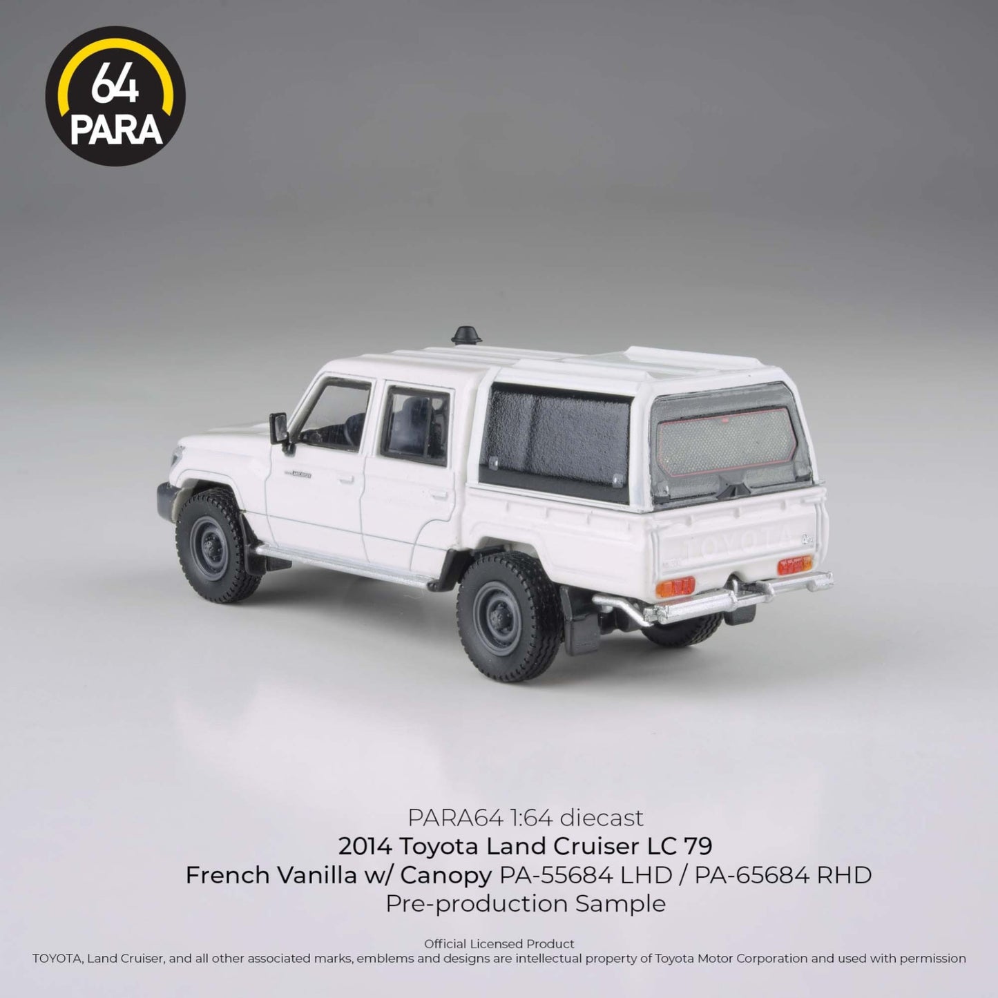 PARA64 - 2014 Toyota Land Cruiser LC79 - French Vanilla - PA-55684 (LHD)