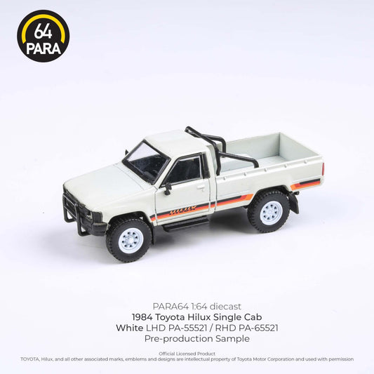 PARA64 - 1984 Toyota Hilux Single Cab - White - PA-55521 (LHD)