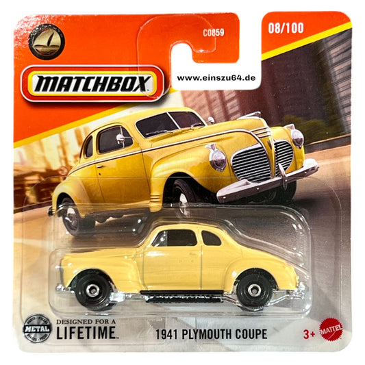 Matchbox 2024 - 1941 Plymouth Coupe - JFT08 - 8/100 - 1:64