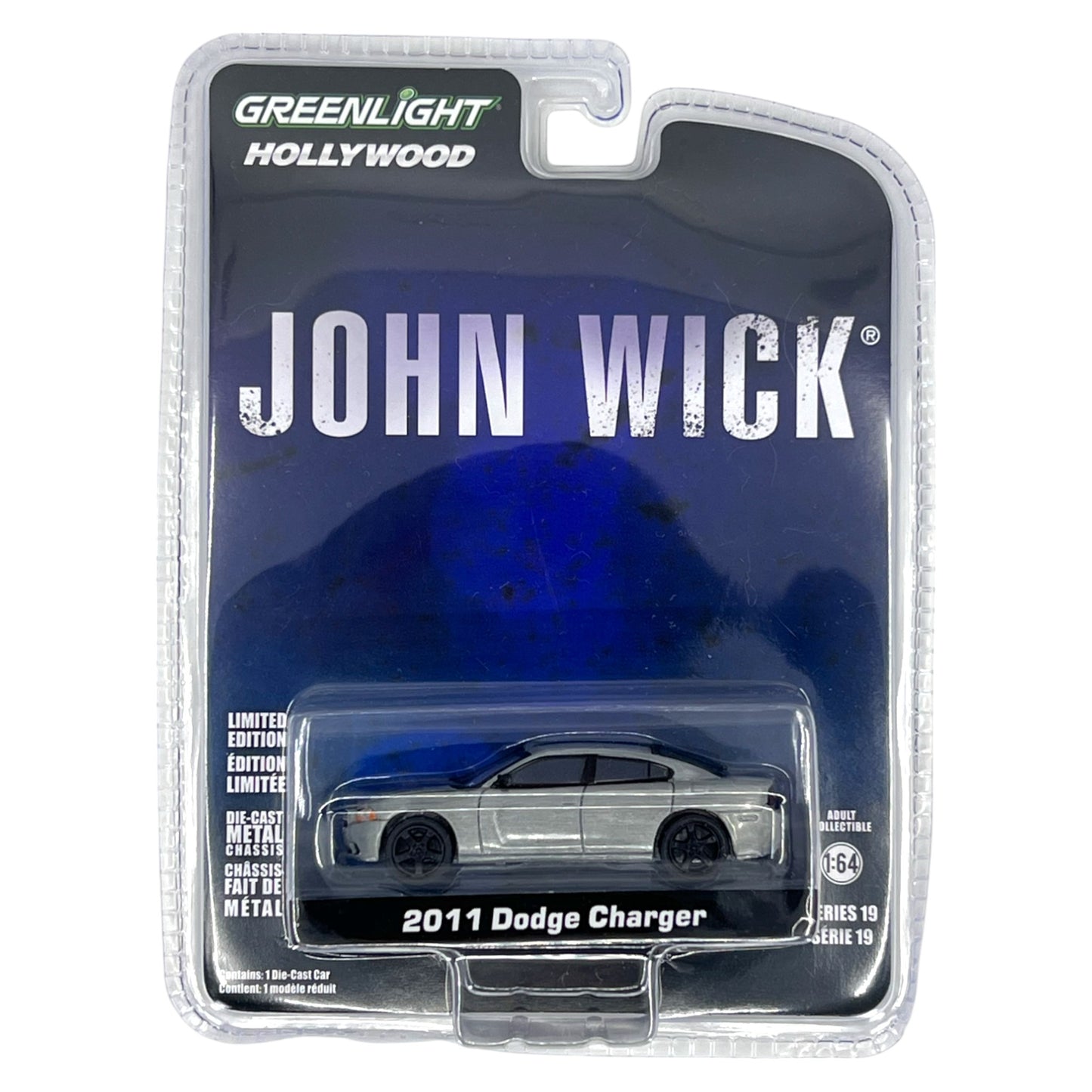 Greenlight - 2011 Dodge Charger - John Wick - 44790-E -Hollywood - Chase Car