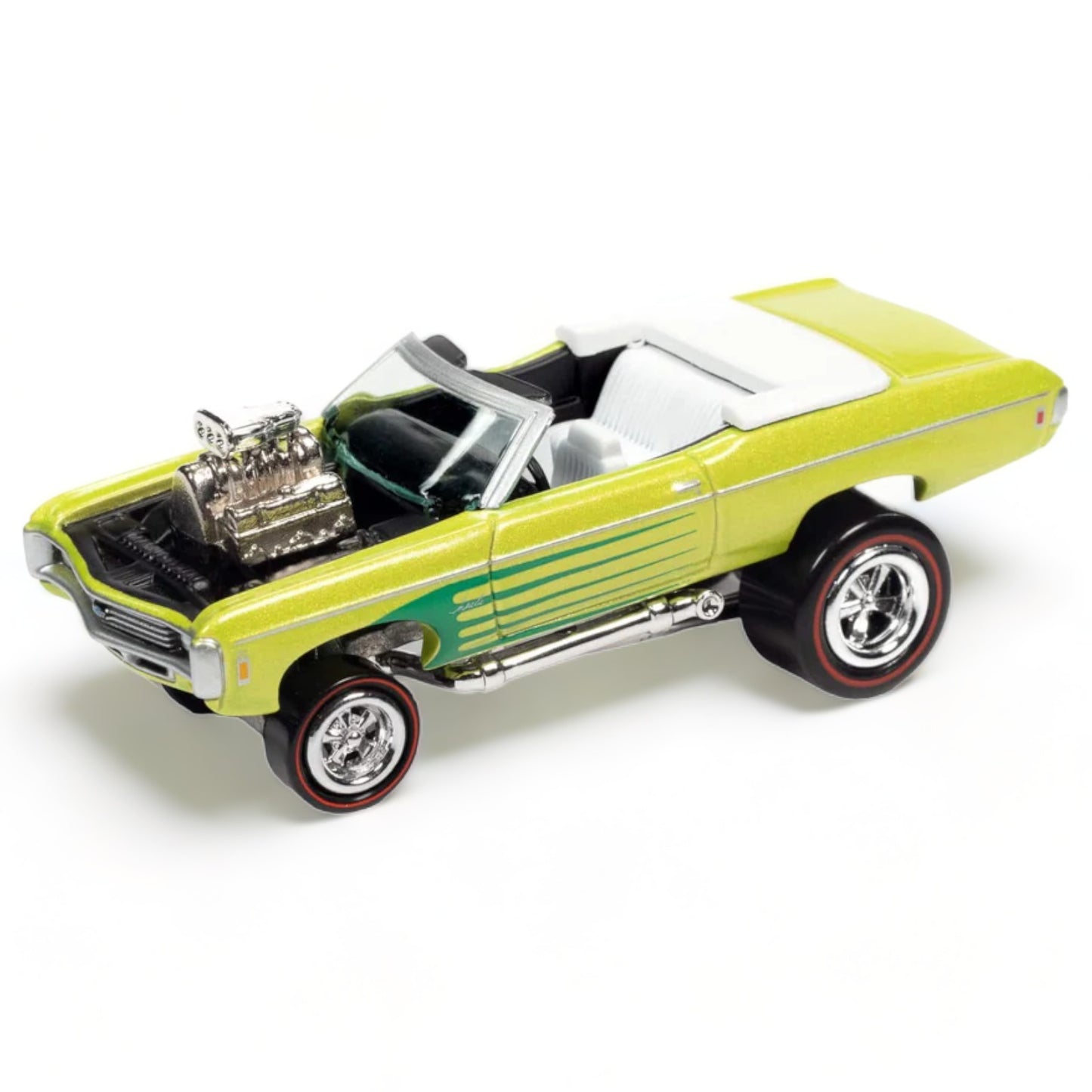 Johnny Lightning - Street Freaks - 1969 Chevrolet Impala Convertible, lime green - 1:64