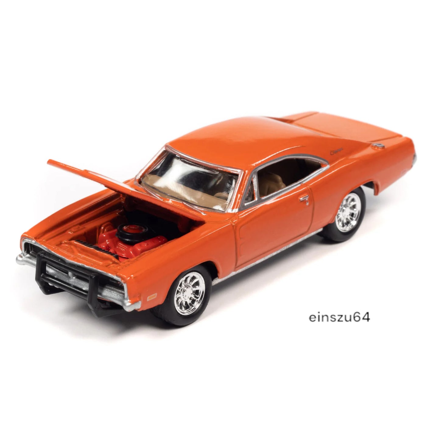 Johnny Lightning - 1969 Dodge Charger R/T, orange - JLSP206 - Country Charger