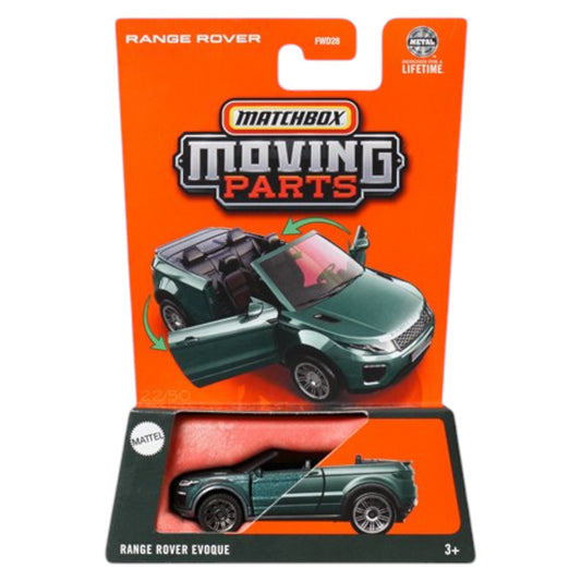 Matchbox 2025 - Moving Parts - Range Rover Evoque, green - JBW87