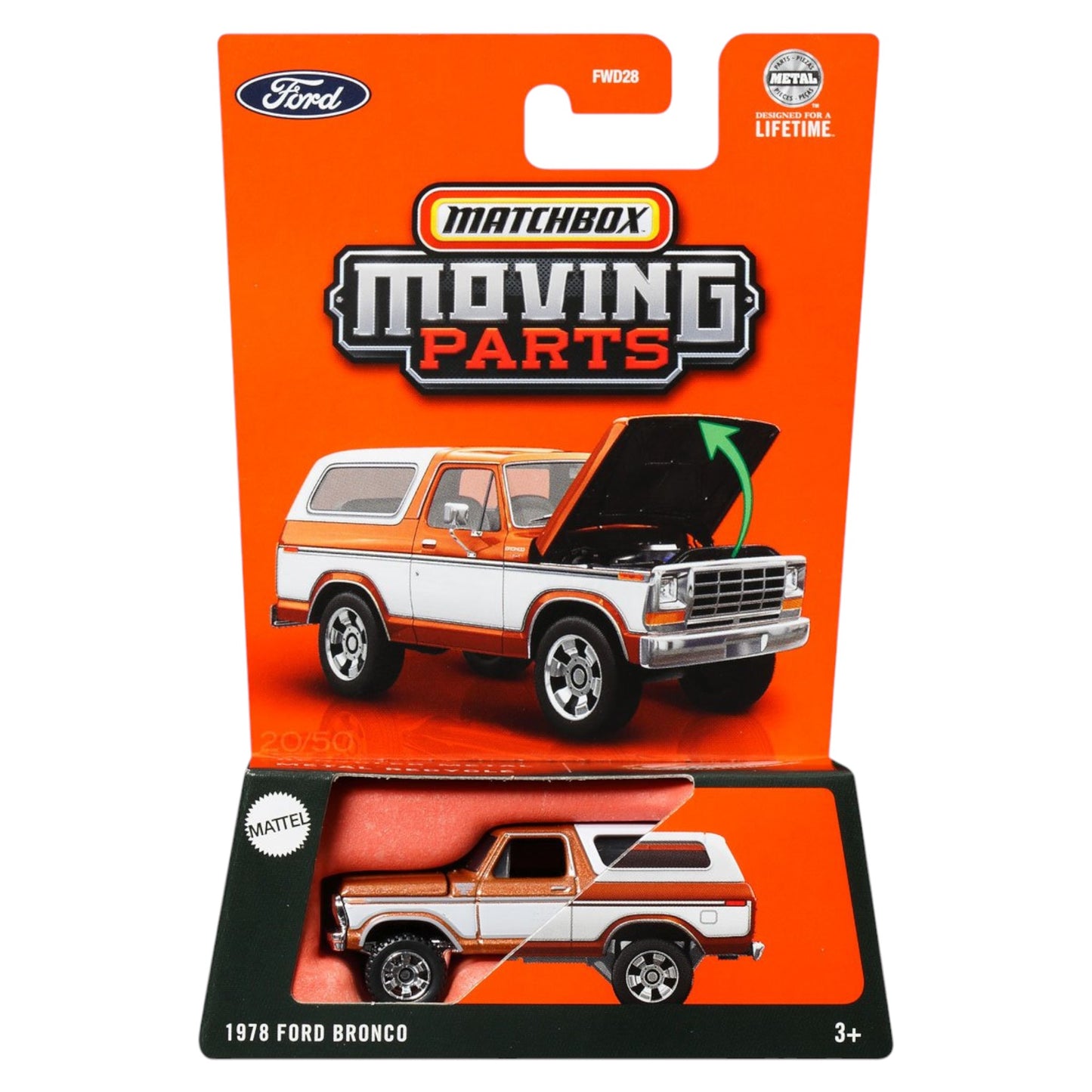 Matchbox 2025 - Moving Parts - 1978 Ford Bronco - JBW94