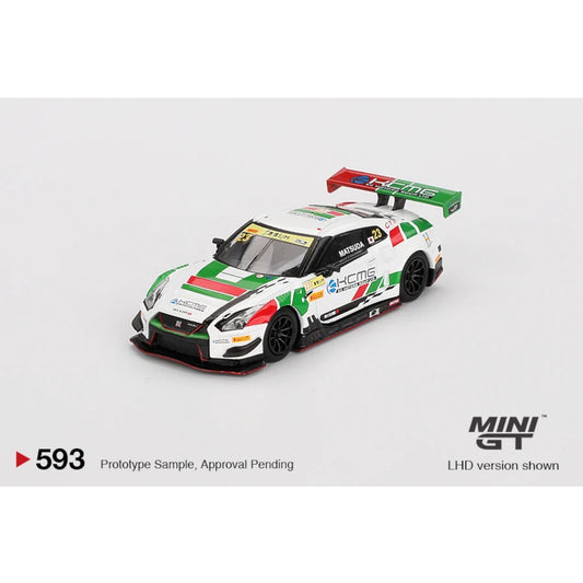 Mini GT - Pre-Order - Nissan GT-R NISMO GT3 #23 KCMG 2018 FIA GT World Cup Macau - MGT00593 (LHD) - 1:64