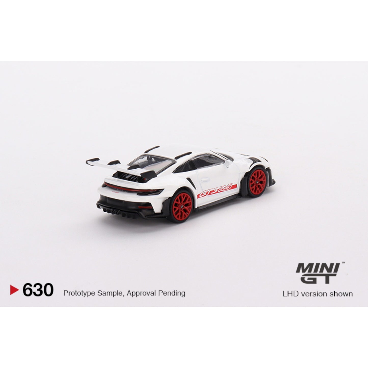 Mini GT   Porsche 20 20 GT20 RS White with Pyro Red Accent Package    MGT006200 LHD   2020