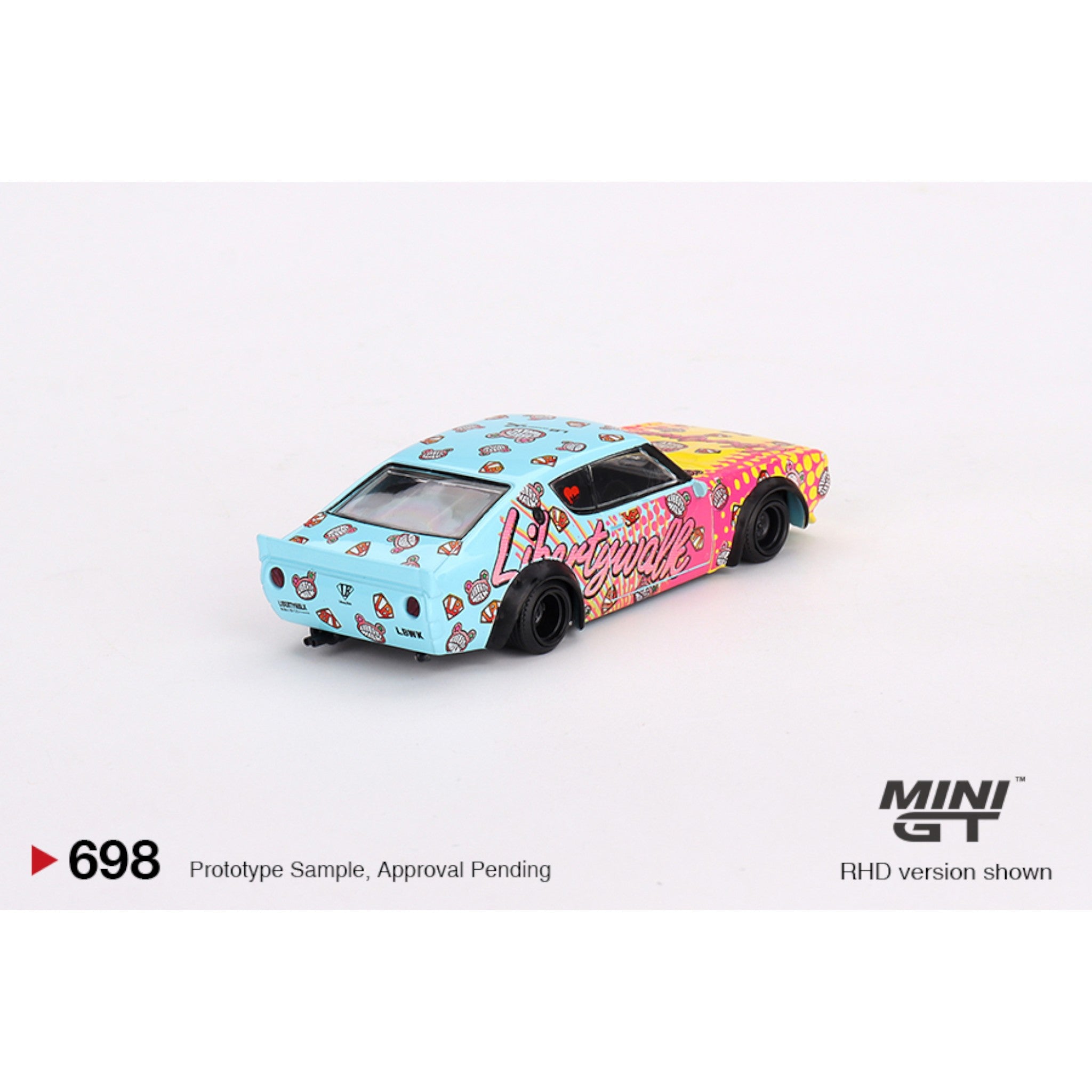 Mini GT - 1973 Nissan Skyline Kenmeri Liberty Walk - MGT00698 (RHD) - 1:64