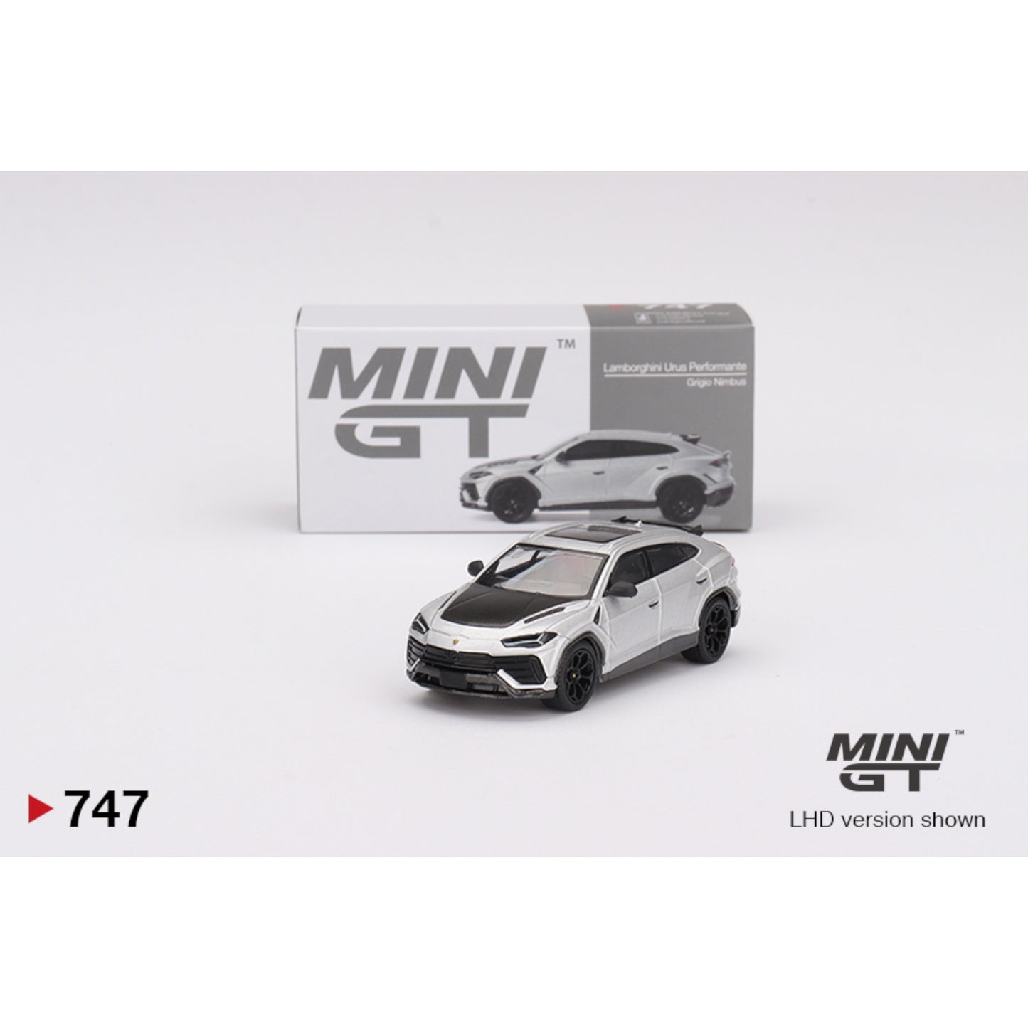 Mini GT - LAMBORGHINI URUS PERFORMANTE GREY - MGT00747 (LHD) - 1:64